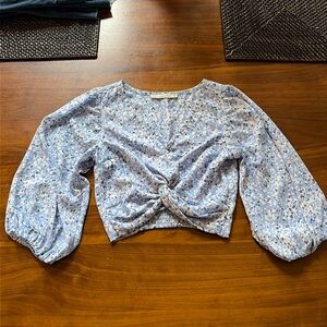 Abercrombie & Fitch crop blouse xxs